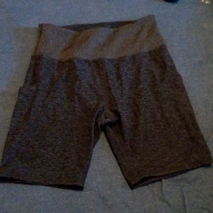 Women's Dark Grey Biker Shorts Size:X Large